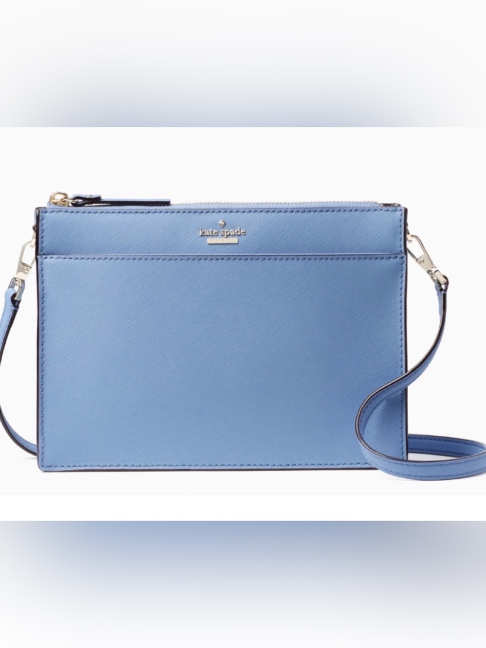 kate spade Light Blue Saffiano Crossbody Bag